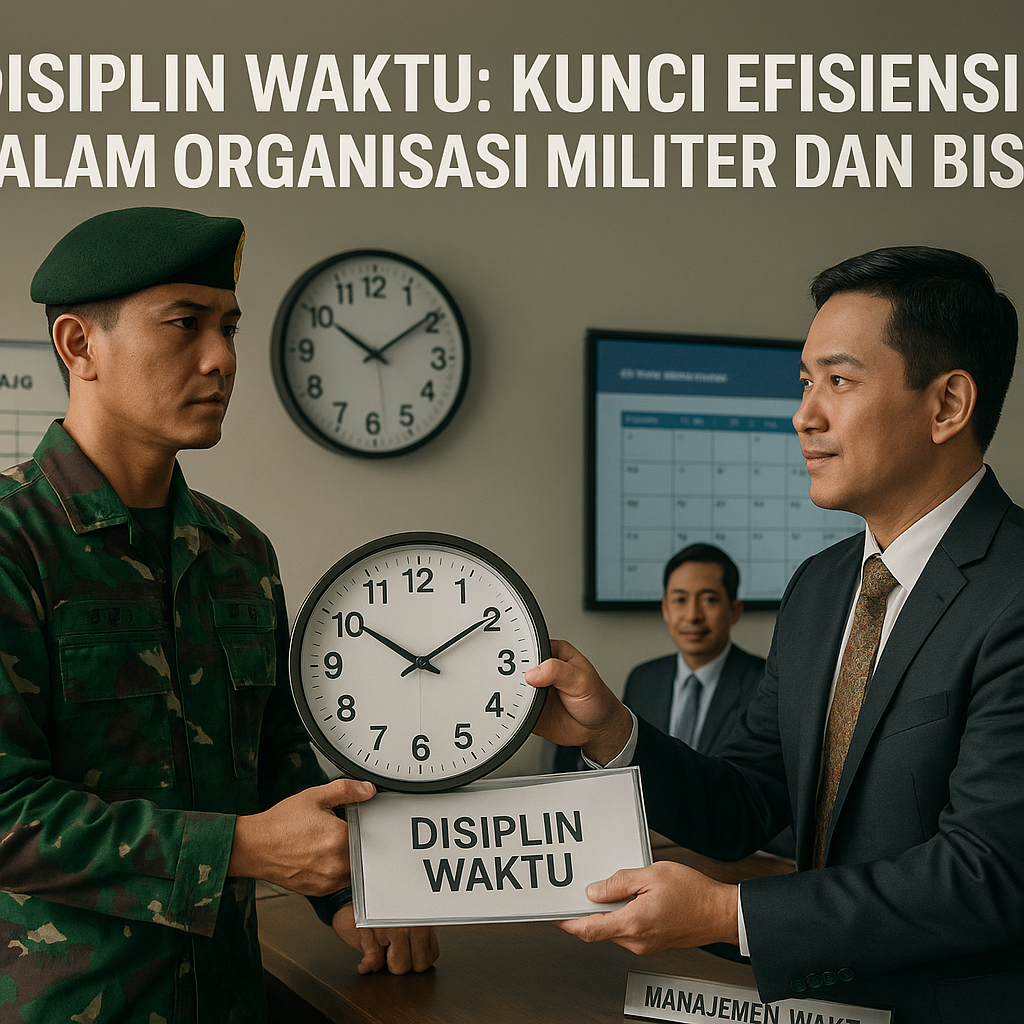 Disiplin Waktu: Kunci Efisiensi dalam Organisasi Militer dan Bisnis