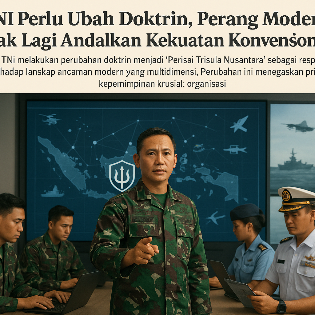 TNI Perlu Ubah Doktrin, Perang Modern Tak Lagi Andalkan Kekuatan Konvensional