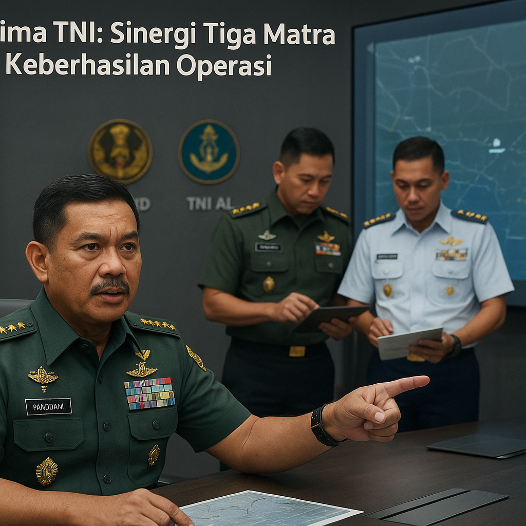 Panglima TNI: Sinergi Tiga Matra Kunci Keberhasilan Operasi