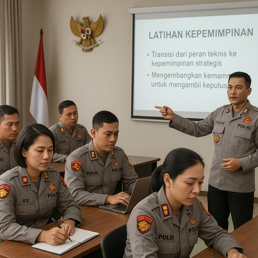 Tingkatkan Profesionalisme, Polri Gelar Latihan Kepemimpinan Bagi Perwira Menengah