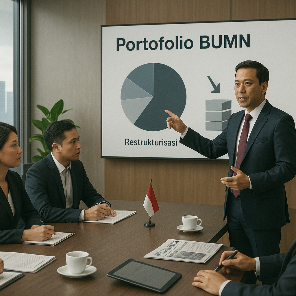 Menakar Tuah Danantara Saat Portofolio BUMN Mulai Dirampingkan