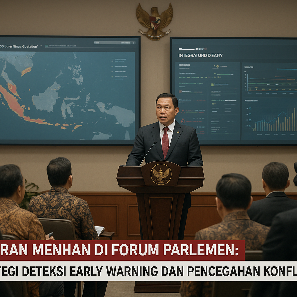 Paparan Menhan di Forum Parlemen: Strategi Deteksi Early Warning dan Pencegahan Konflik Regional