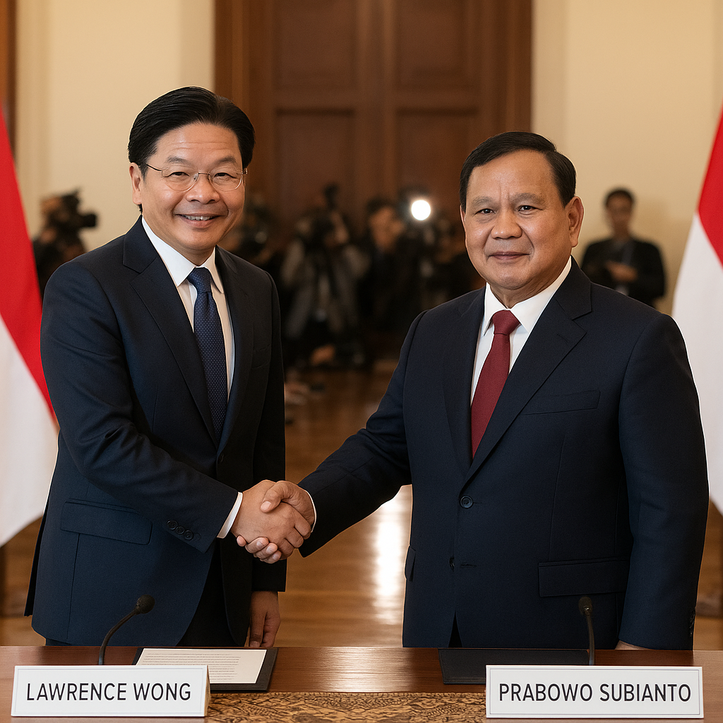 Perdana Menteri Singapura Lawrence Wong Kunjungi Jakarta Temui Prabowo Subianto