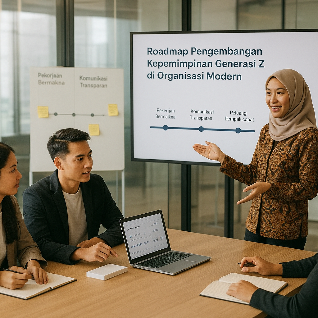 Roadmap Pengembangan Kepemimpinan Generasi Z di Organisasi Modern