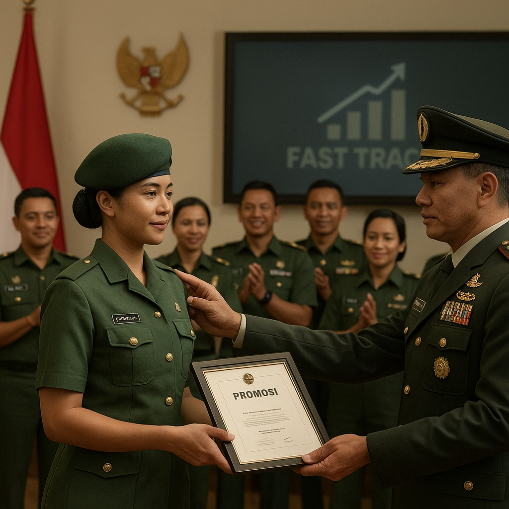 Program Fast Track TNI Percepat Kenaikan Pangkat Perwira Berprestasi