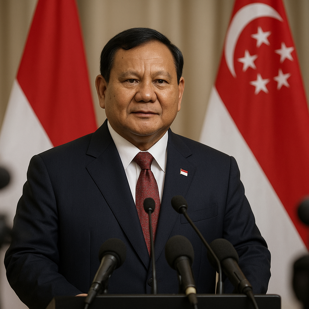 Prabowo: Hubungan Indonesia-Singapura Bersifat Khusus dan Strategis