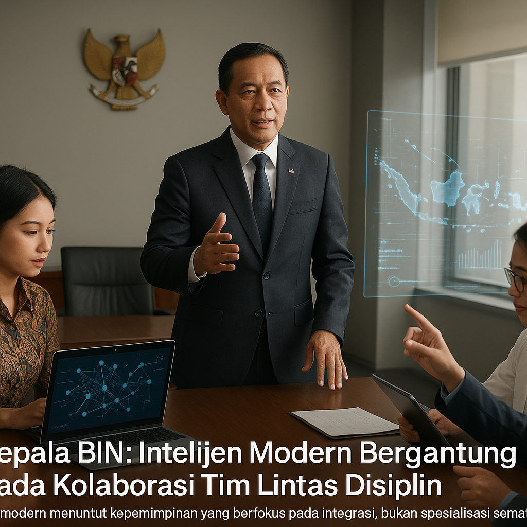 Kepala BIN: Intelijen Modern Bergantung pada Kolaborasi Tim Lintas Disiplin