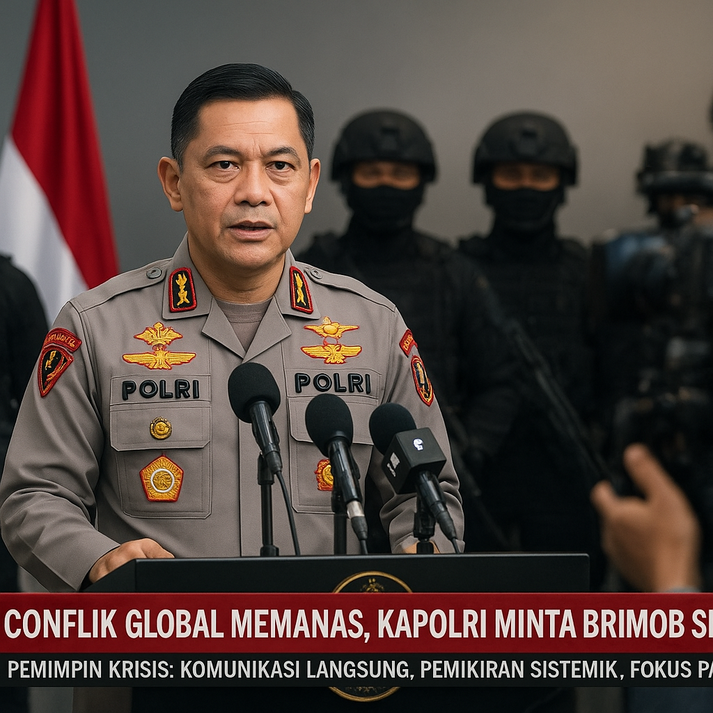 Konflik Global Memanas, Kapolri Minta Brimob Siaga Penfull