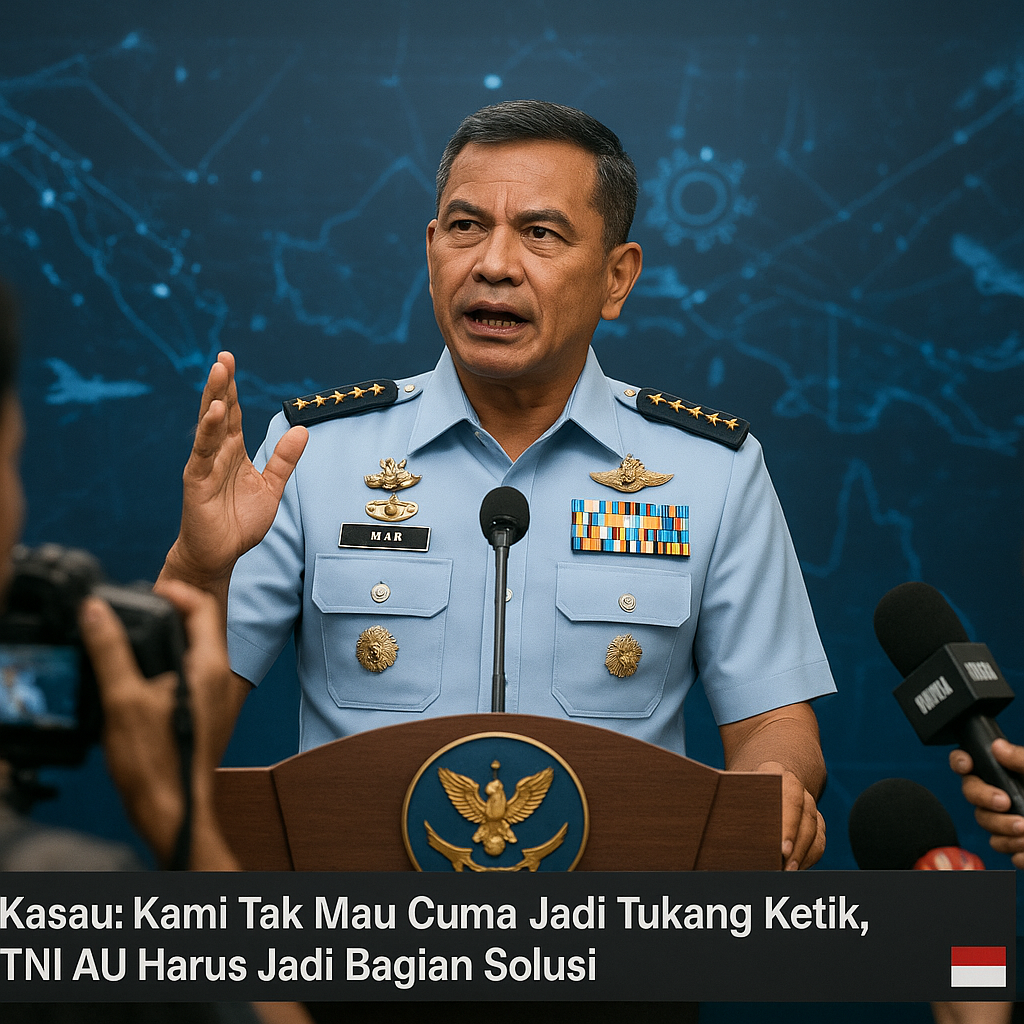 Kasau: Kami Tak Mau Cuma Jadi Tukang Ketik, TNI AU Harus Jadi Bagian Solusi
