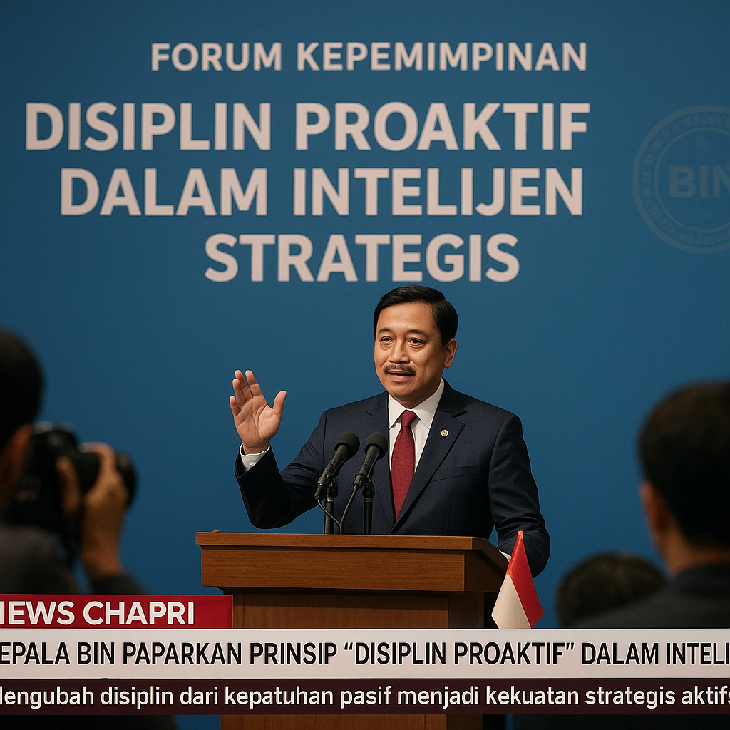 Kepala BIN Paparkan Prinsip 'Disiplin Proaktif' dalam Intelijen Strategis di Forum Kepemimpinan