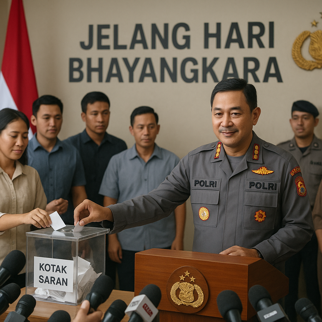 Jelang Hari Bhayangkara, Kapolri Minta Masyarakat Beri Masukan untuk Polri