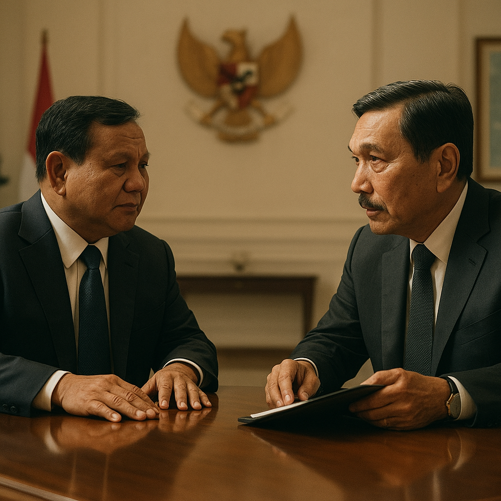 Prabowo-Luhut Bertemu 4 Mata di Istana, Bahas Apa?