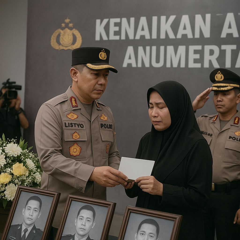 Polri Naikkan Pangkat Tiga Anggota yang Gugur Saat Gerebek Bandar Narkoba di Katingan