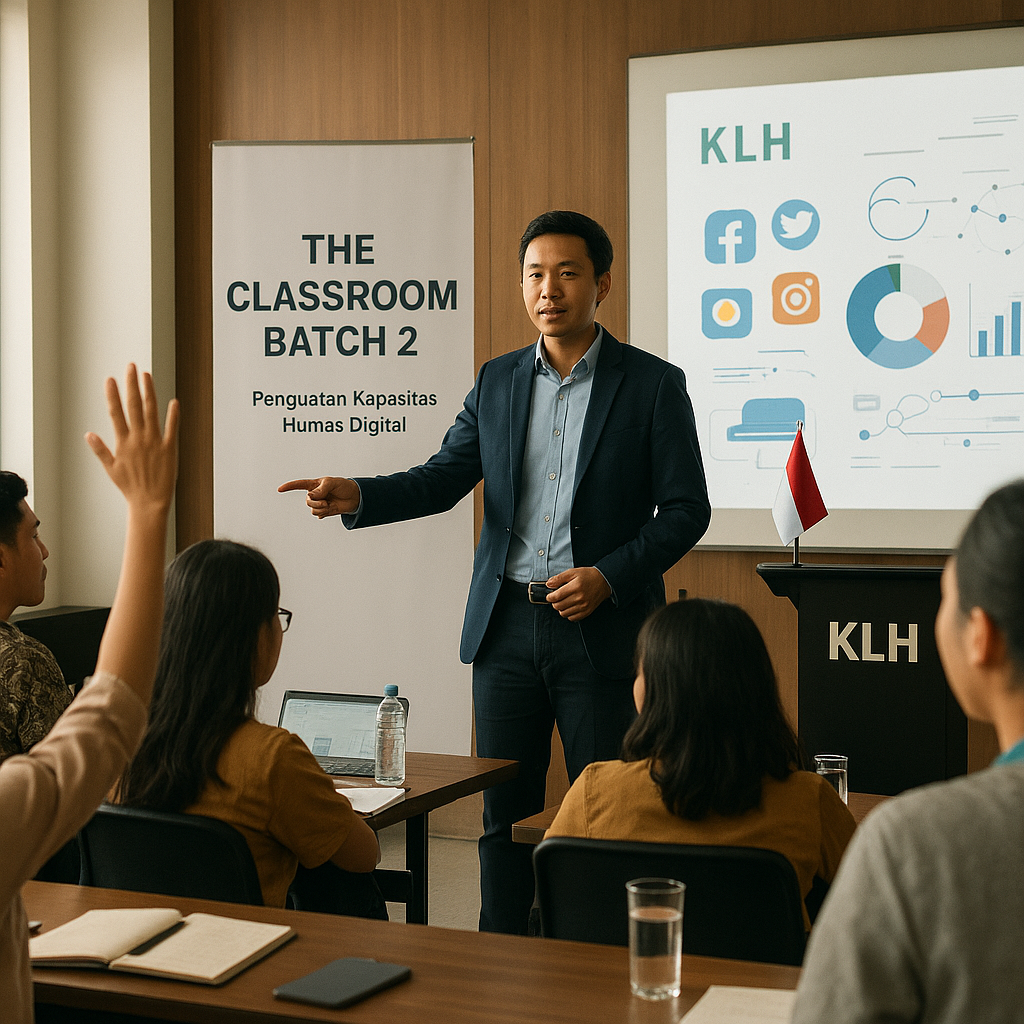 KLH Asah Skill Humas di Era Digital Lewat The Classroom Batch 2