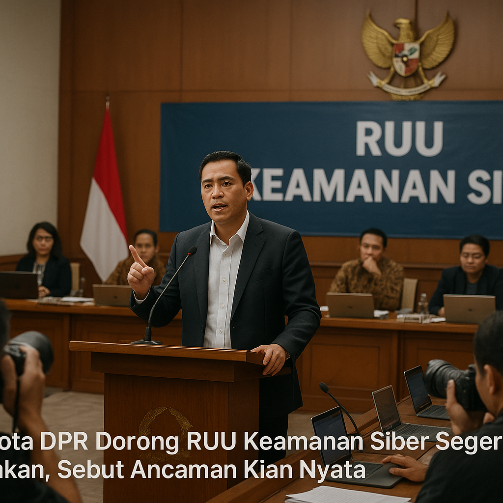 Anggota DPR Dorong RUU Keamanan Siber Segera Disahkan, Sebut Ancaman Kian Nyata