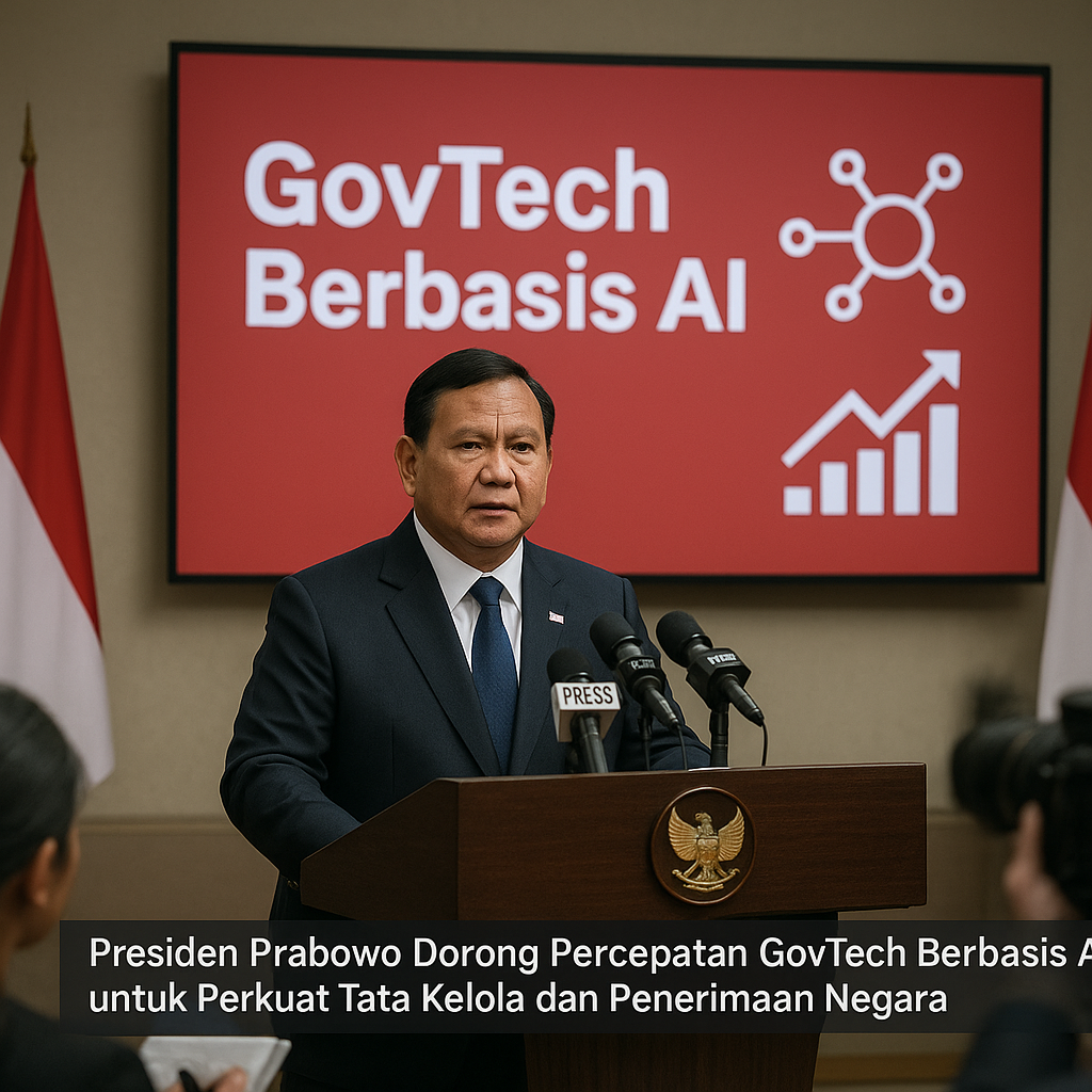 Presiden Prabowo Dorong Percepatan GovTech Berbasis AI untuk Perkuat Tata Kelola dan Penerimaan Negara