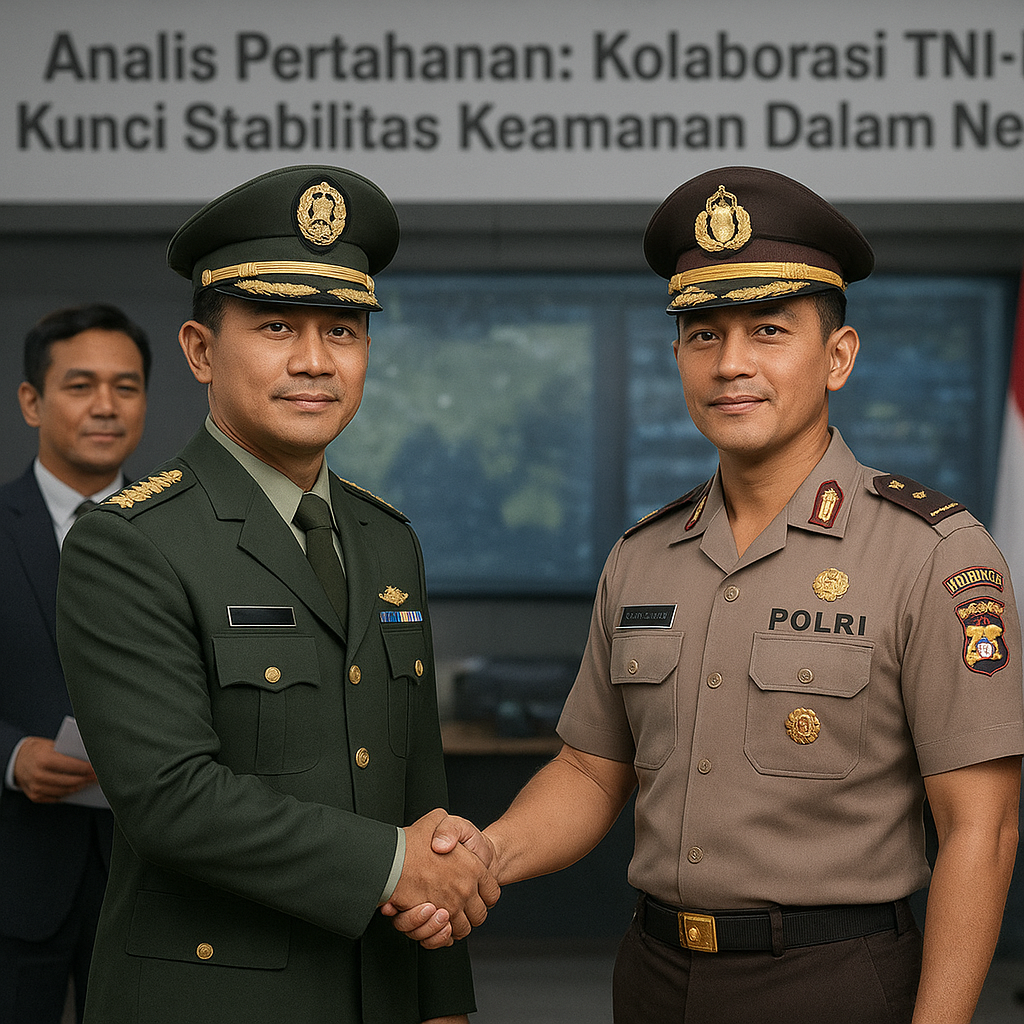 Analis Pertahanan: Kolaborasi TNI-Polri Kunci Stabilitas Keamanan Dalam Negeri