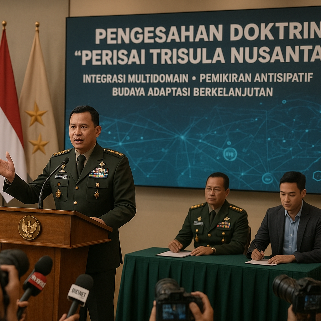 Pangdam Diponegoro Ikuti Pengesahan Doktrin Baru TNI 'Perisai Trisula Nusantara', Jadi Acuan Hadapi Ancaman Modern
