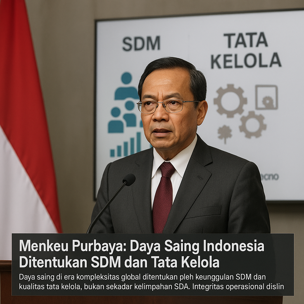 Menkeu Purbaya: Daya Saing Indonesia Ditentukan SDM dan Tata Kelola