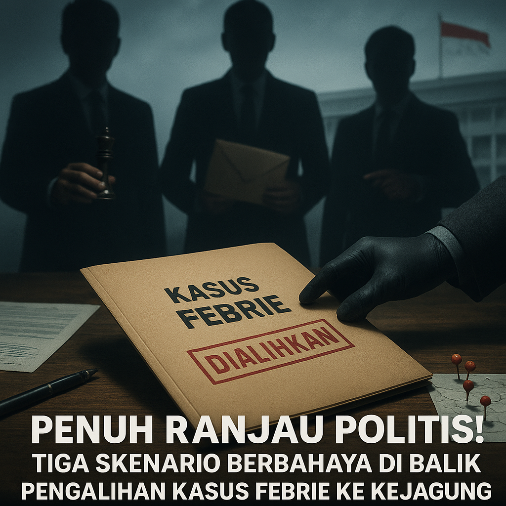 Penuh Ranjau Politis! Tiga Skenario Berbahaya di Balik Pengalihan Kasus Febrie ke Kejagung