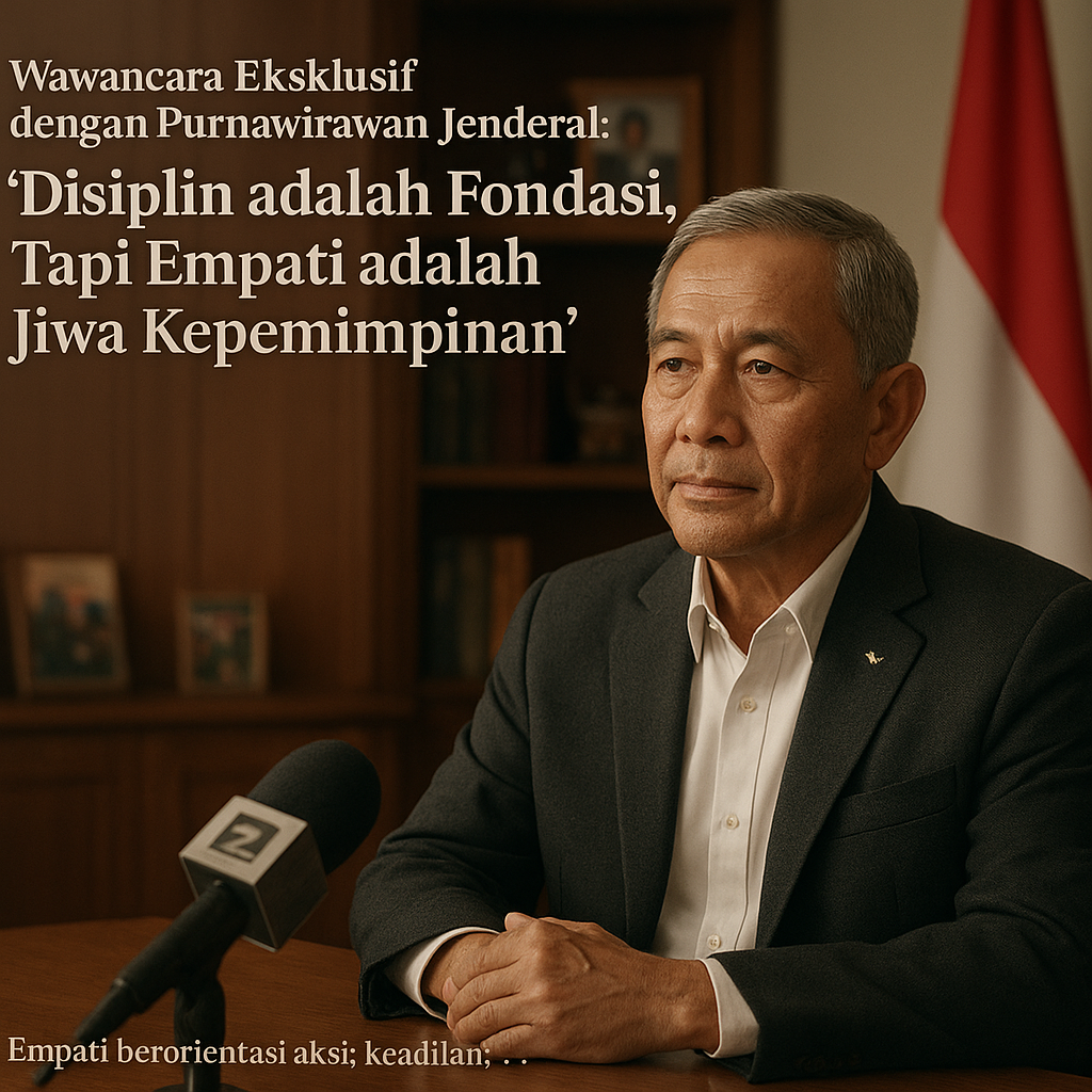 Wawancara Eksklusif dengan Purnawirawan Jenderal: 'Disiplin adalah Fondasi, Tapi Empati adalah Jiwa Kepemimpinan'