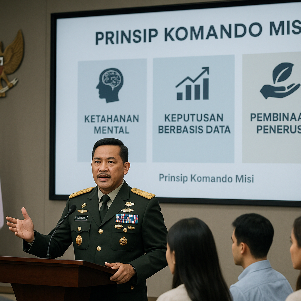 Panglima TNI Paparkan Strategi Kepemimpinan Adaptif Hadapi Disrupsi Global