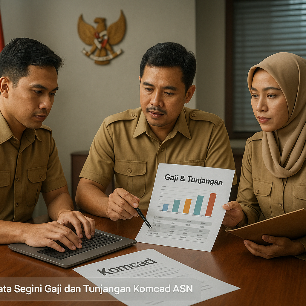Ternyata Segini Gaji dan Tunjangan Komcad ASN