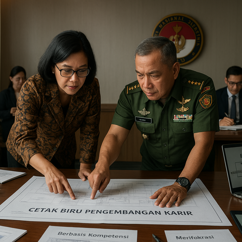 Kemenhan dan TNI AD Susun Cetak Biru Pengembangan Karir Profesional Militer