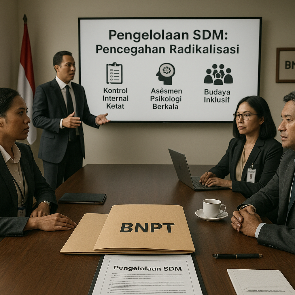 BNPT: Disiplin Manajemen Sumber Daya Kunci Cegah Radikalisasi di Institusi