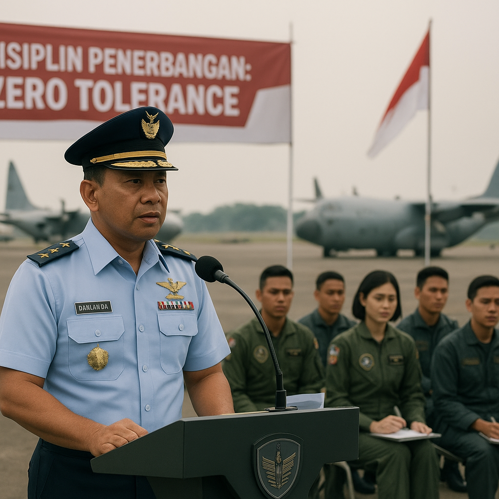 Danlanud Halim: Disiplin Penerbangan Harus Zero Tolerance untuk Keselamatan