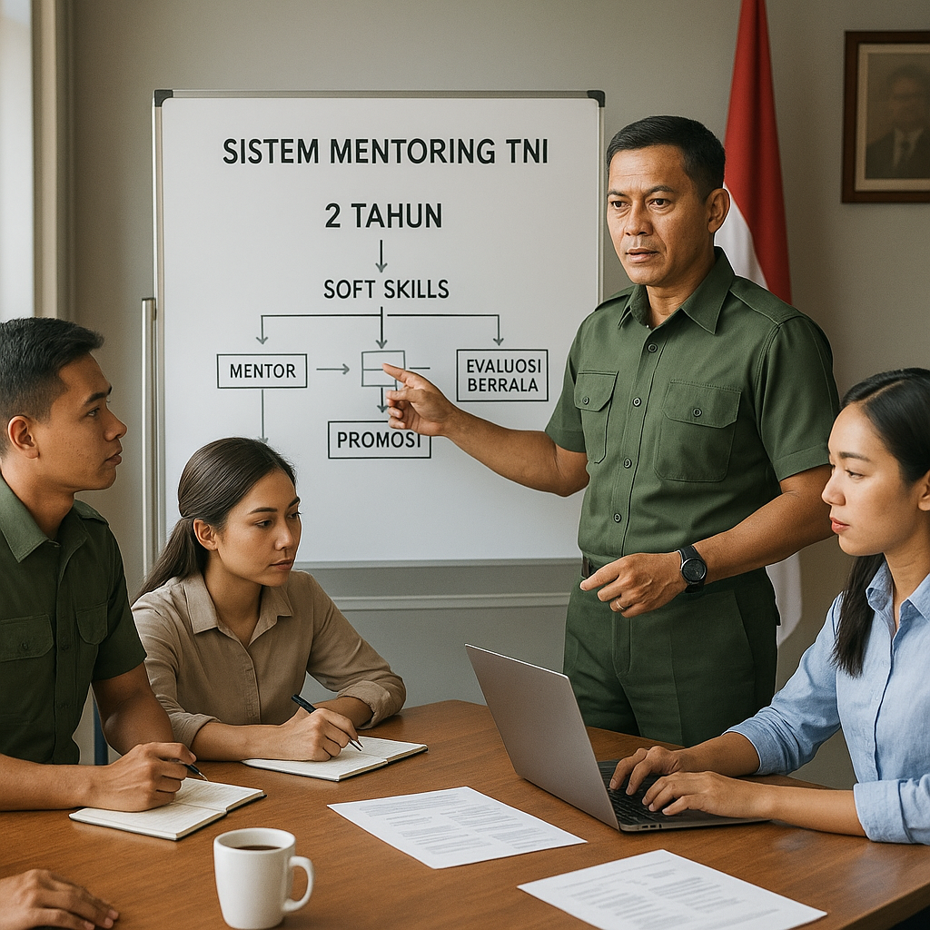 Mengintip Sistem Mentoring TNI yang Membentuk Pemimpin Muda Handal