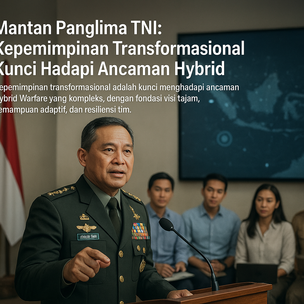 Mantan Panglima TNI: Kepemimpinan Transformasional Kunci Hadapi Ancaman Hybrid