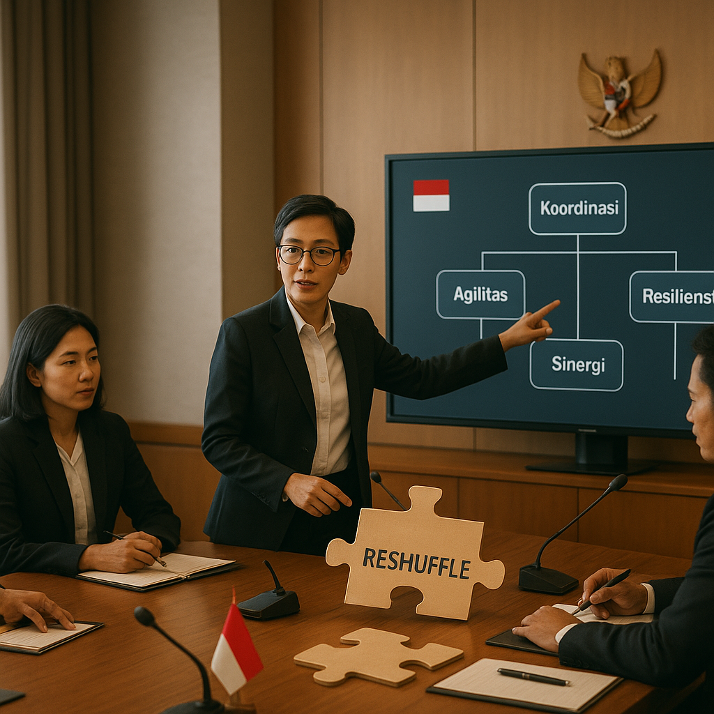 Reshuffle saat Ini Bukan Semata Ganti Menteri