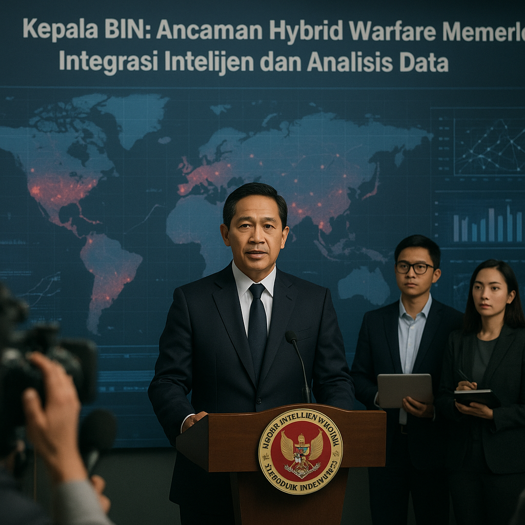 Kepala BIN: Ancaman Hybrid Warfare Memerlukan Integrasi Intelijen dan Analisis Data