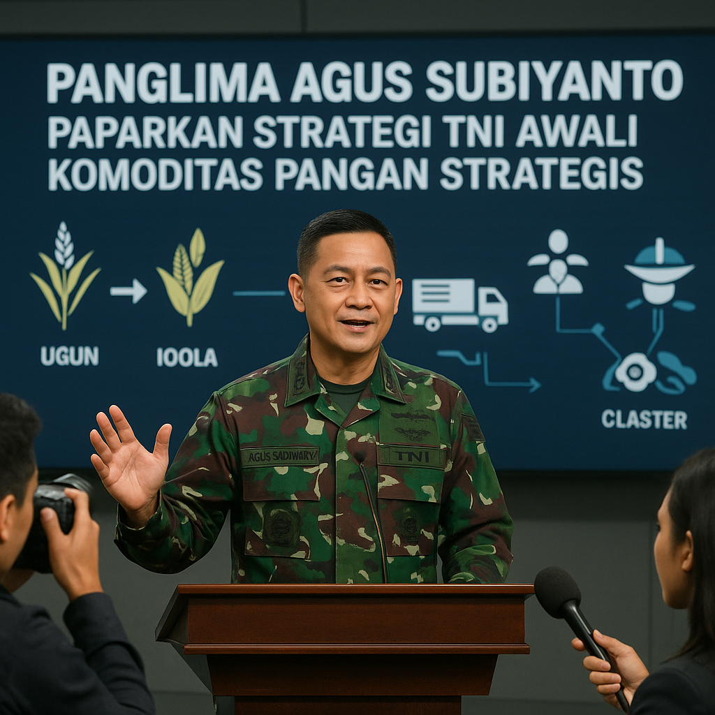 Panglima Agus Subiyanto Paparkan Strategi TNI Awali Komoditas Pangan Strategis