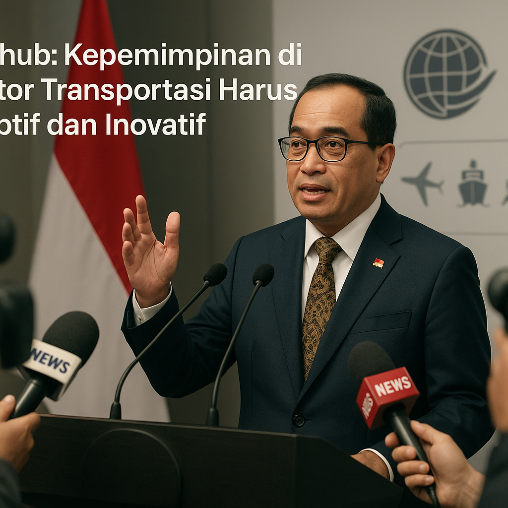 Menhub: Kepemimpinan di Sektor Transportasi Harus Adaptif dan Inovatif