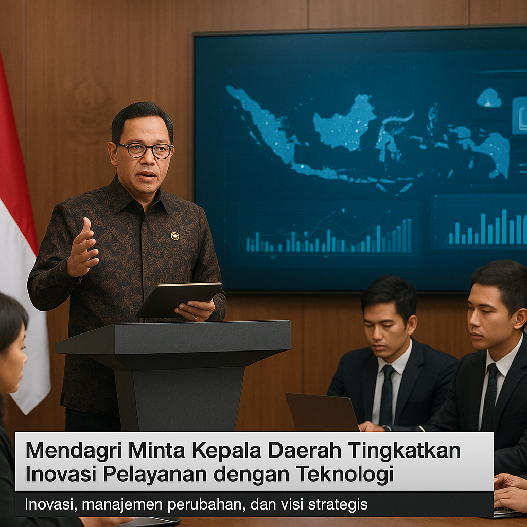 Mendagri Minta Kepala Daerah Tingkatkan Inovasi Pelayanan dengan Teknologi