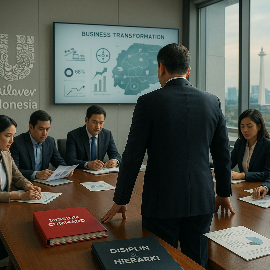 CEO Unilever Indonesia Terapkan Gaya Kepemimpinan Militer dalam Transformasi Bisnis