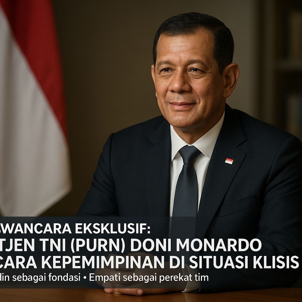 Wawancara Eksklusif: Letjen TNI (Purn) Doni Monardo Bicara Kepemimpinan di Situasi Krisis