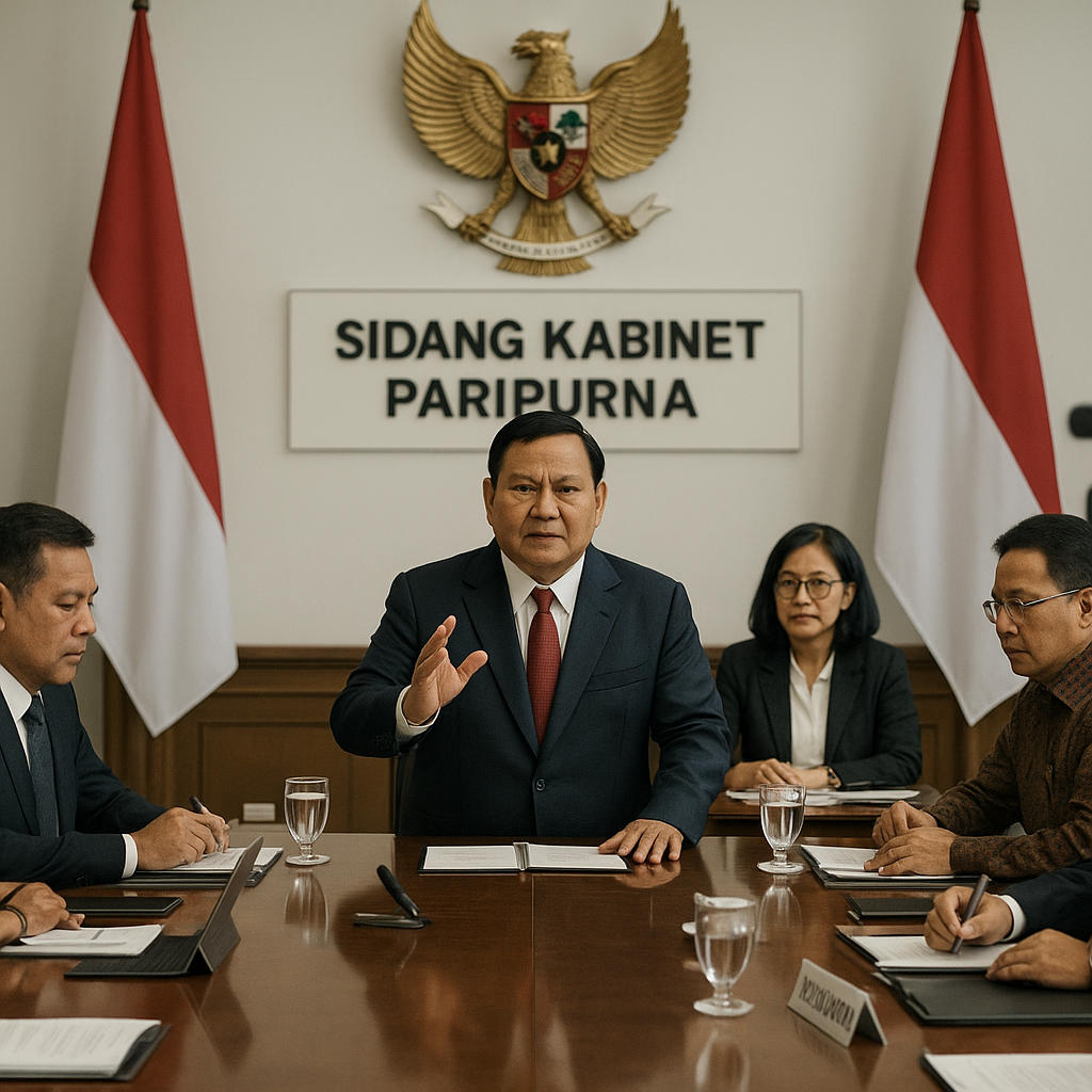 Prabowo Buka Sidang Kabinet Evaluasi Jelang 2 Tahun Pemerintahan