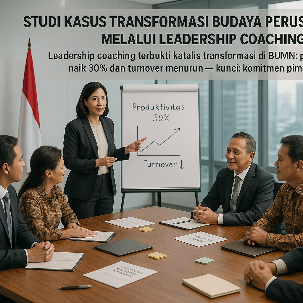 Studi Kasus Transformasi Budaya Perusahaan melalui Leadership Coaching