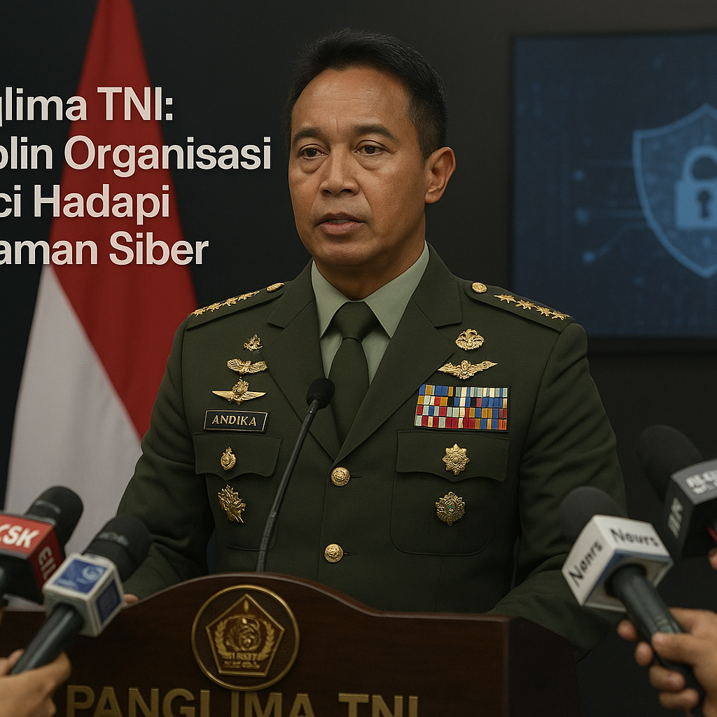 Panglima TNI: Disiplin Organisasi Kunci Hadapi Ancaman Siber