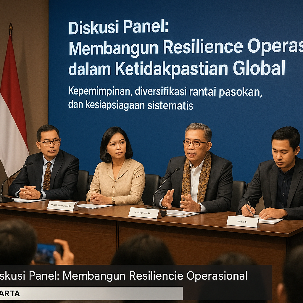 Diskusi Panel: Membangun Resilience Operasional dalam Ketidakpastian Global