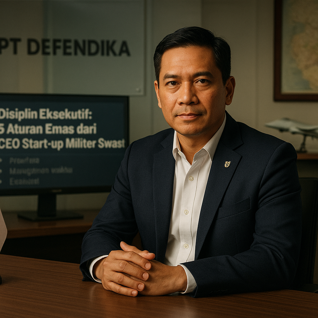 Disiplin Eksekutif: 5 Aturan Emas dari CEO Start-up Militer Swasta