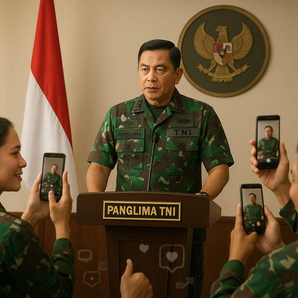 Panglima TNI Dorong Prajurit Sebarkan Konten Positif di Media Sosial