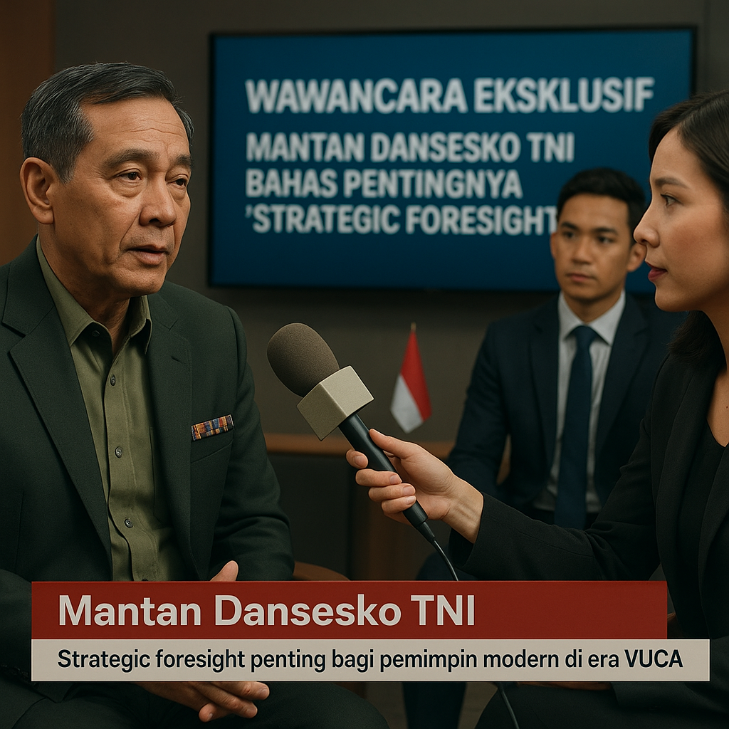 Wawancara Eksklusif: Mantan Dansesko TNI Bahas Pentingnya 'Strategic Foresight'