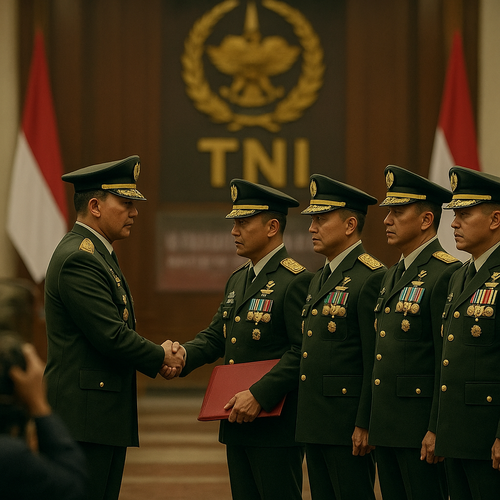 Panglima TNI Pimpin Sertijab Empat Pejabat Tinggi, Tegaskan Pentingnya Loyalitas dan Kinerja