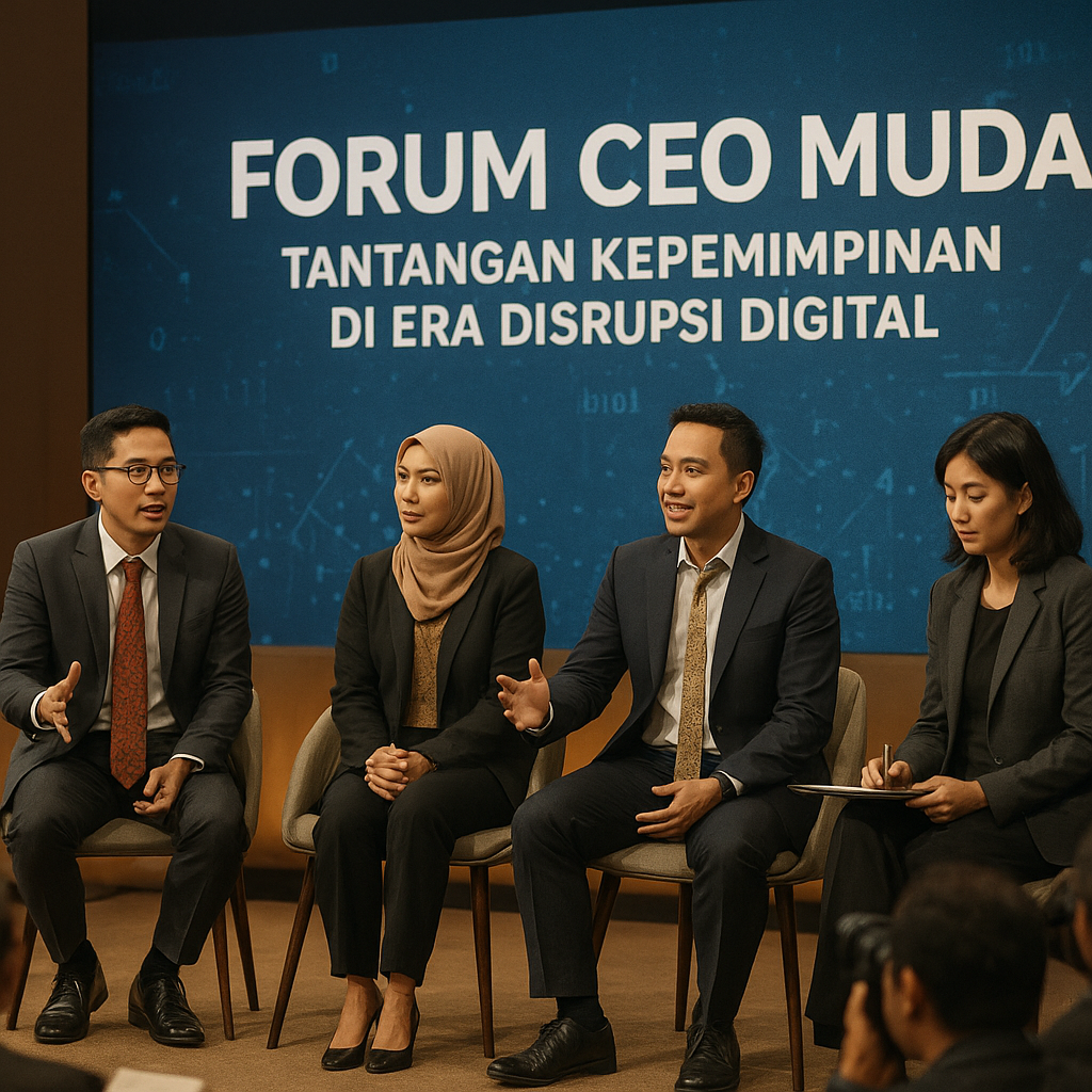 Forum CEO Muda Bahas Tantangan Kepemimpinan di Era Disrupsi Digital