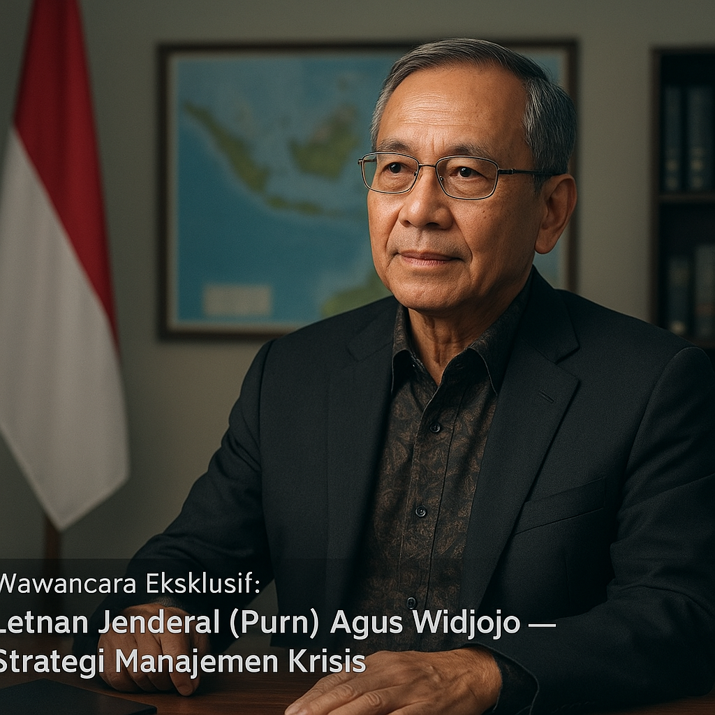 Wawancara Eksklusif: Letnan Jenderal (Purn) Agus Widjojo Bicara Strategi Manajemen Krisis ala Militer