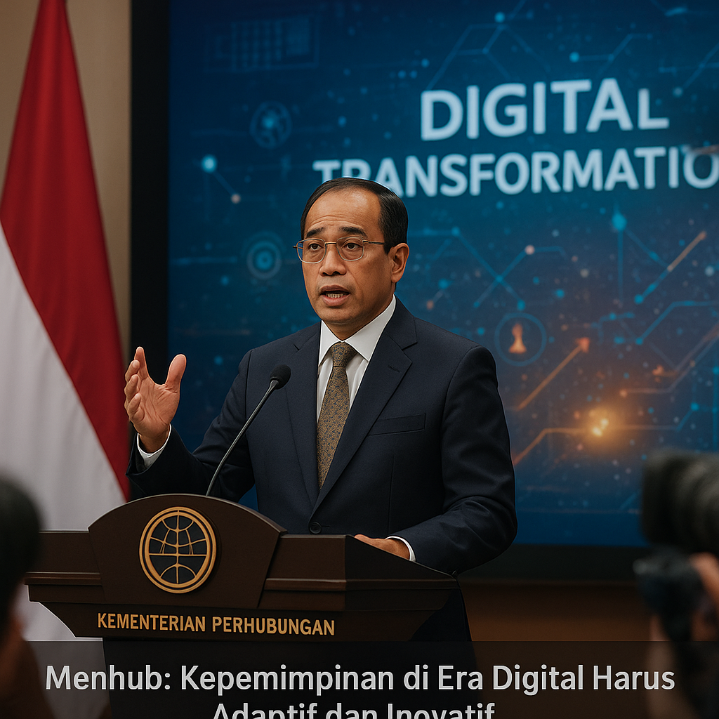 Menhub: Kepemimpinan di Era Digital Harus Adaptif dan Inovatif